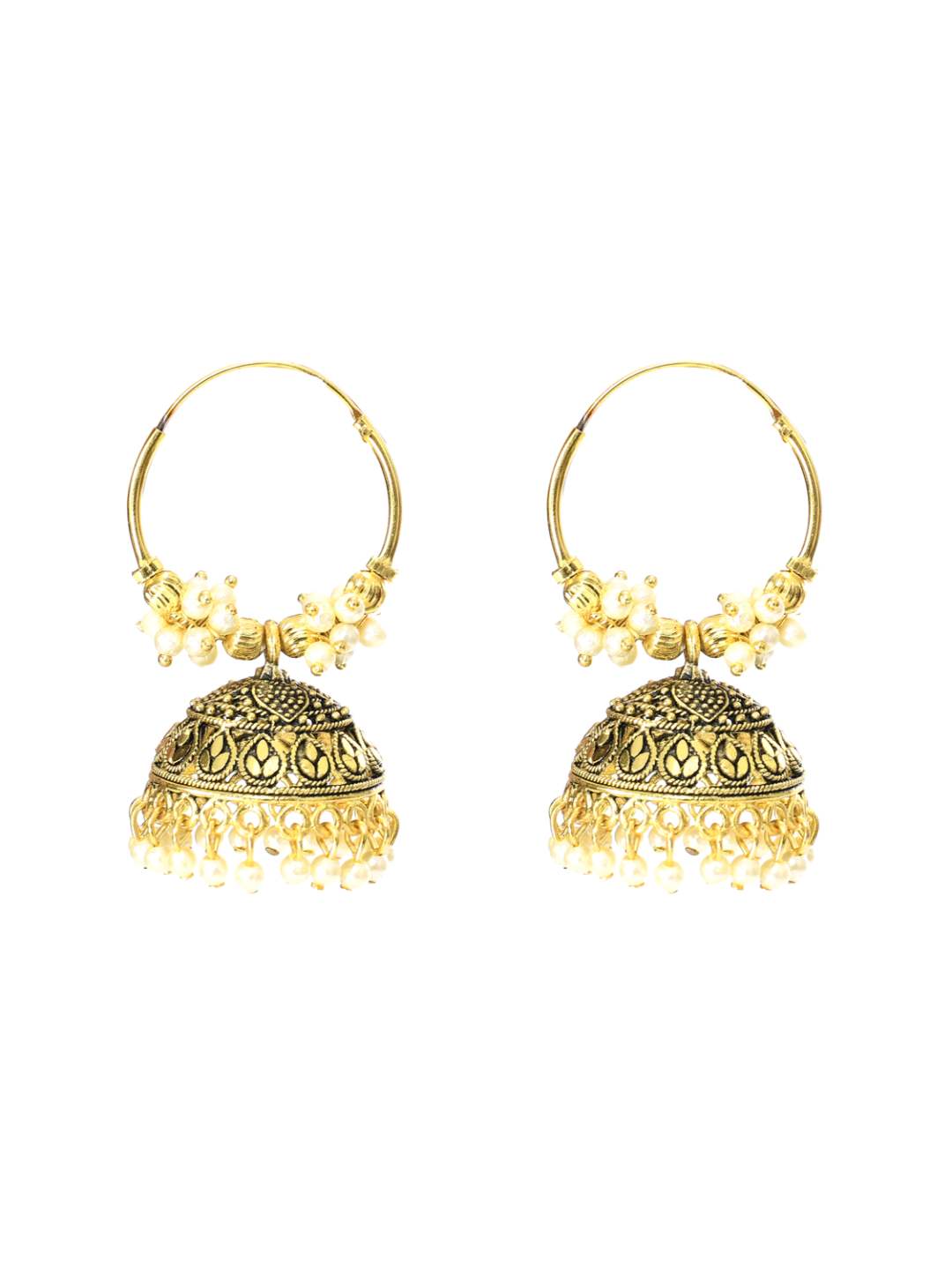 Johar Kamal Latest Design Golden color Jhumka Ear