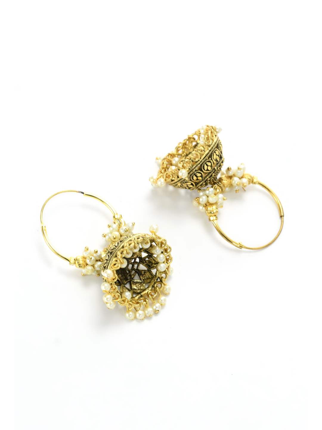 Johar Kamal Latest Design Golden color Jhumka Ear