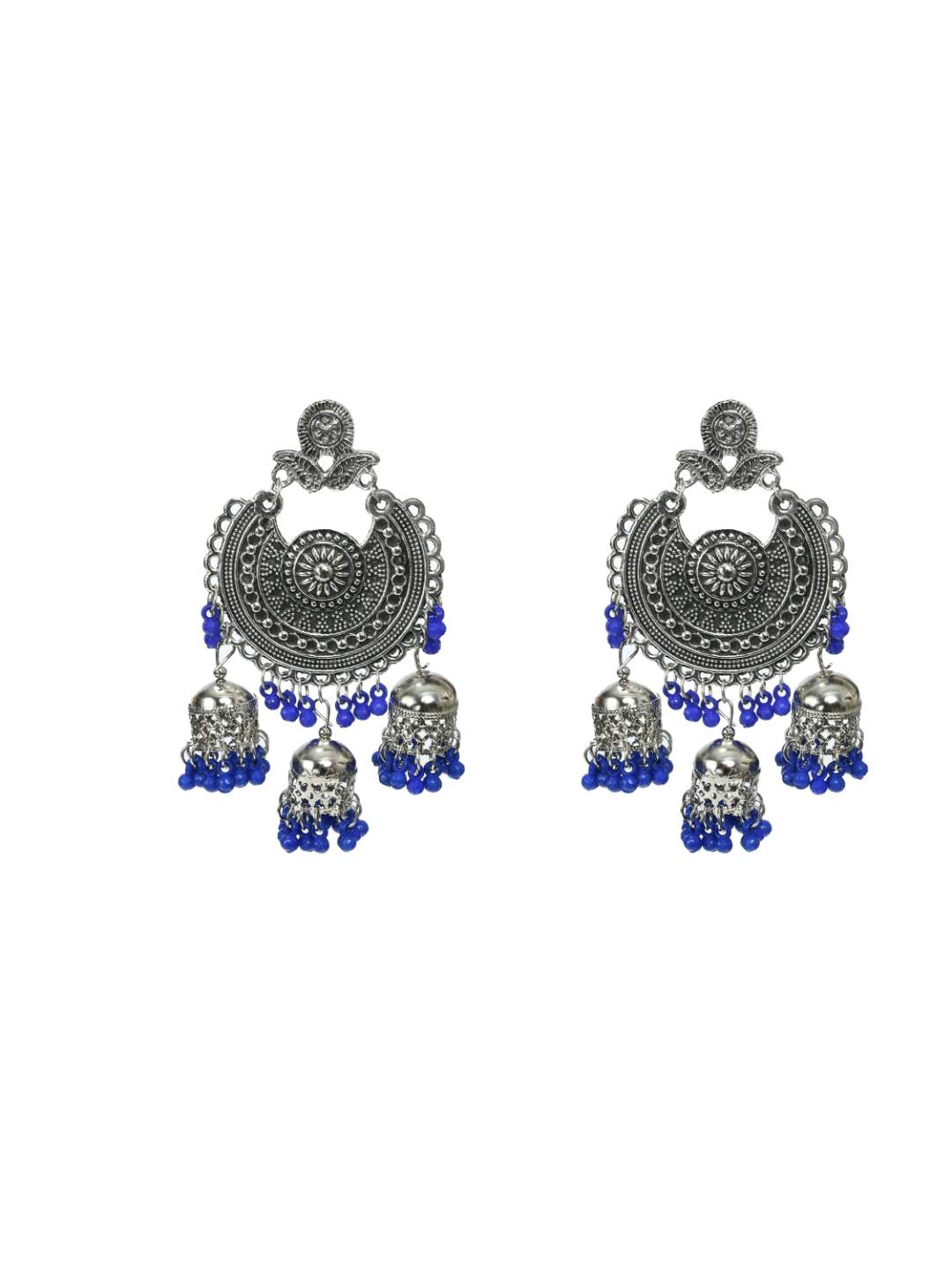 Johar Kamal Treditional Jhumkas with Maang Tikka Ear