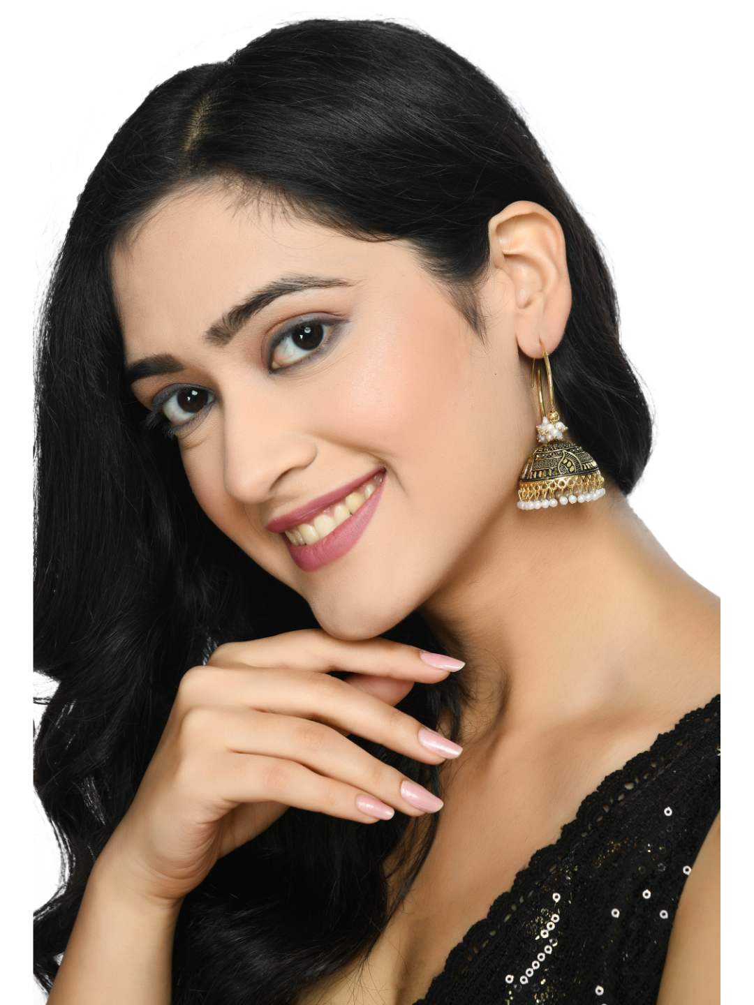 Johar Kamal Latest Design Golden Earrings Jh