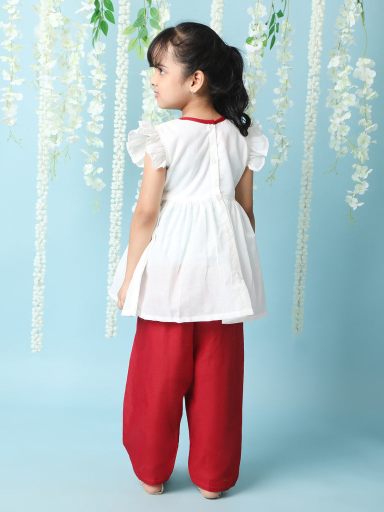 Girl's  Patang Peplum Kurti