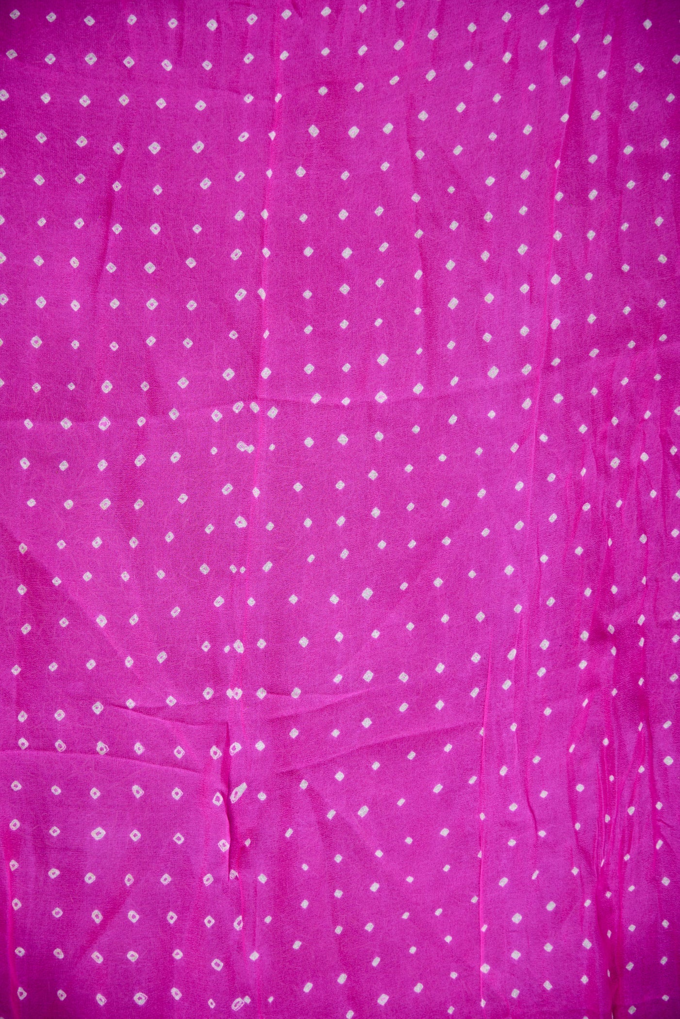 Women's Hot Pink Bhandhani Saree - Nangalia Ruchira