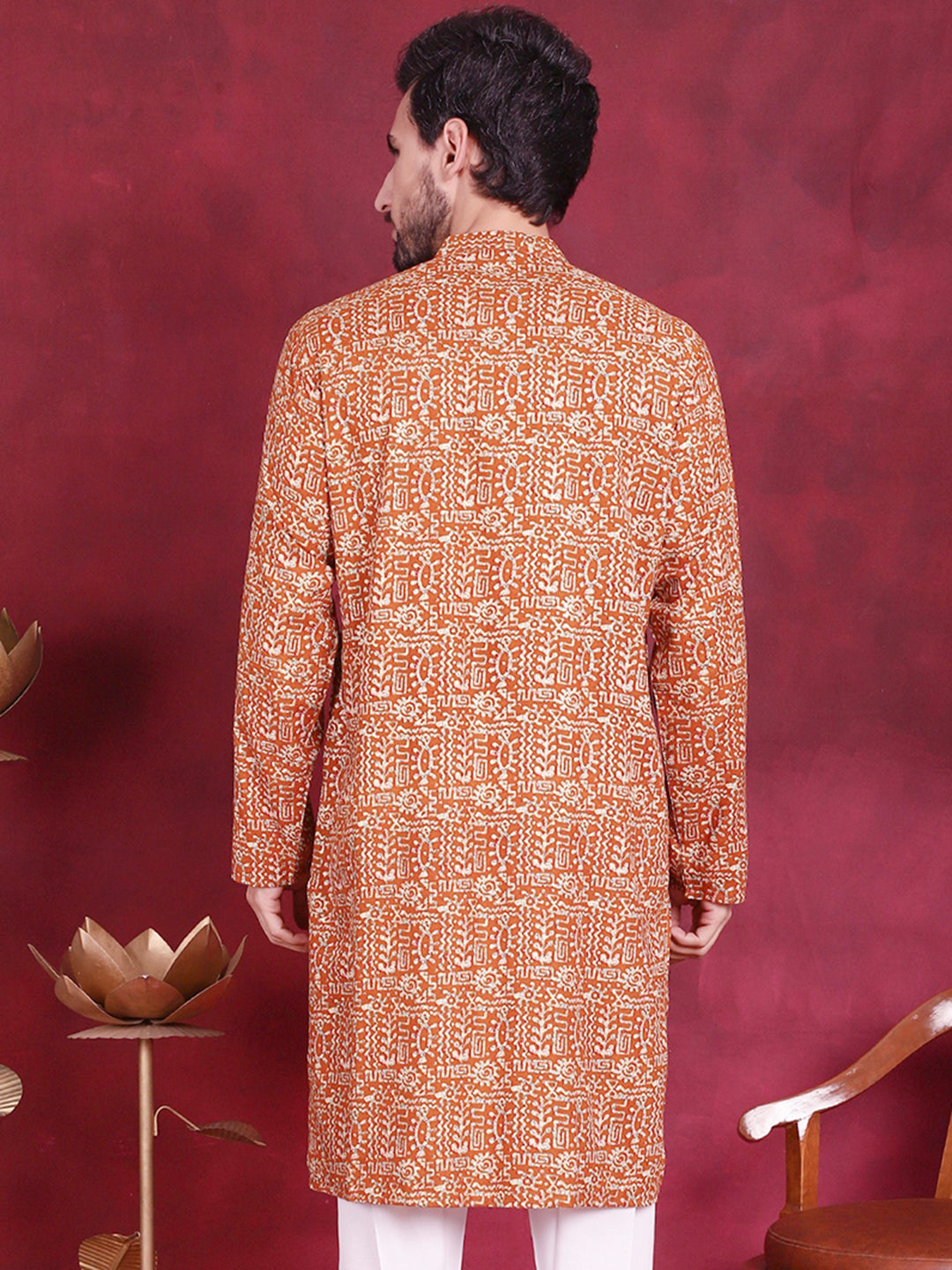 Men's Digital Printed Kurtas. - Taantav