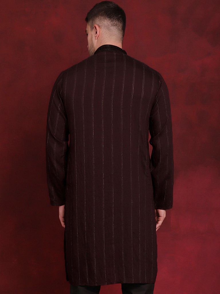 Men's Sequins Embroidered Kurtas