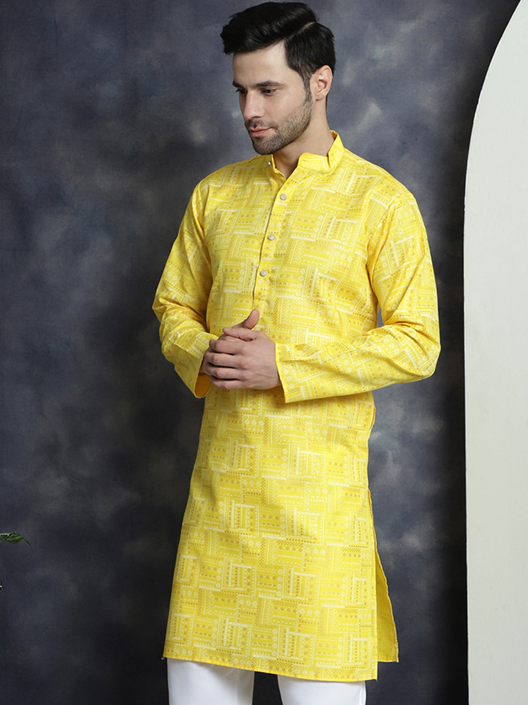 Men's Printed Kurtas - Taantav