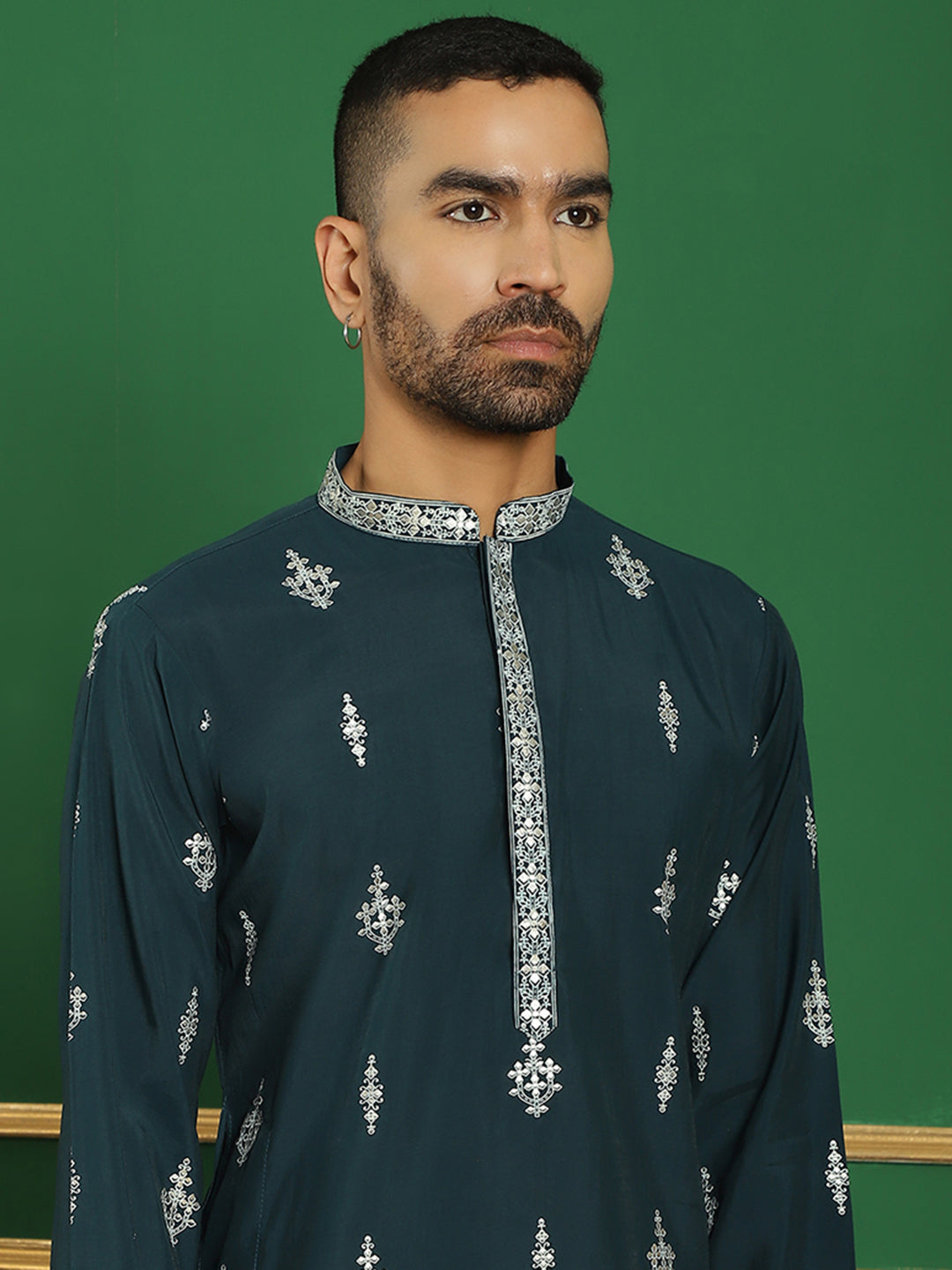 Men's Geometric Printed Kurtas - Taantav