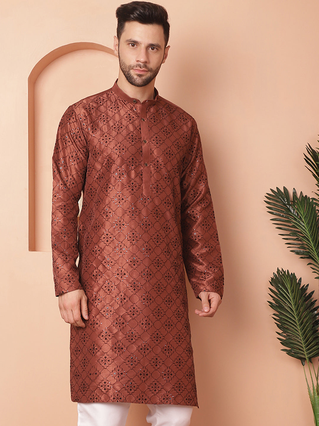 Men's Chikankari and Sequence Kurtas - Taantav