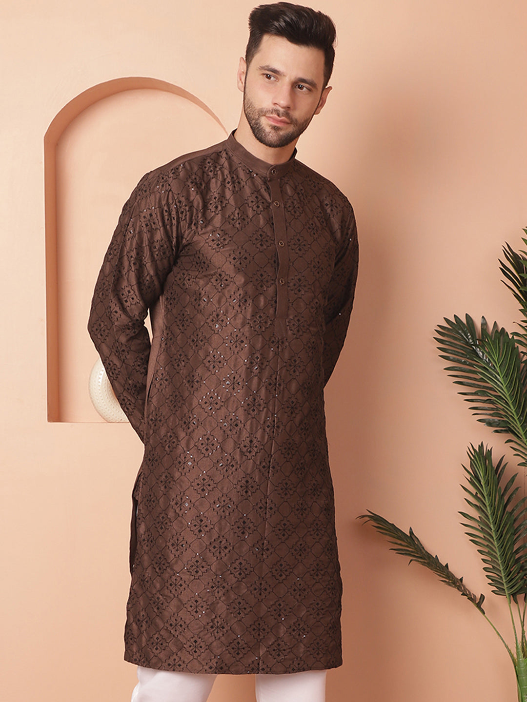 Men's Chikankari and Sequence Kurtas - Taantav