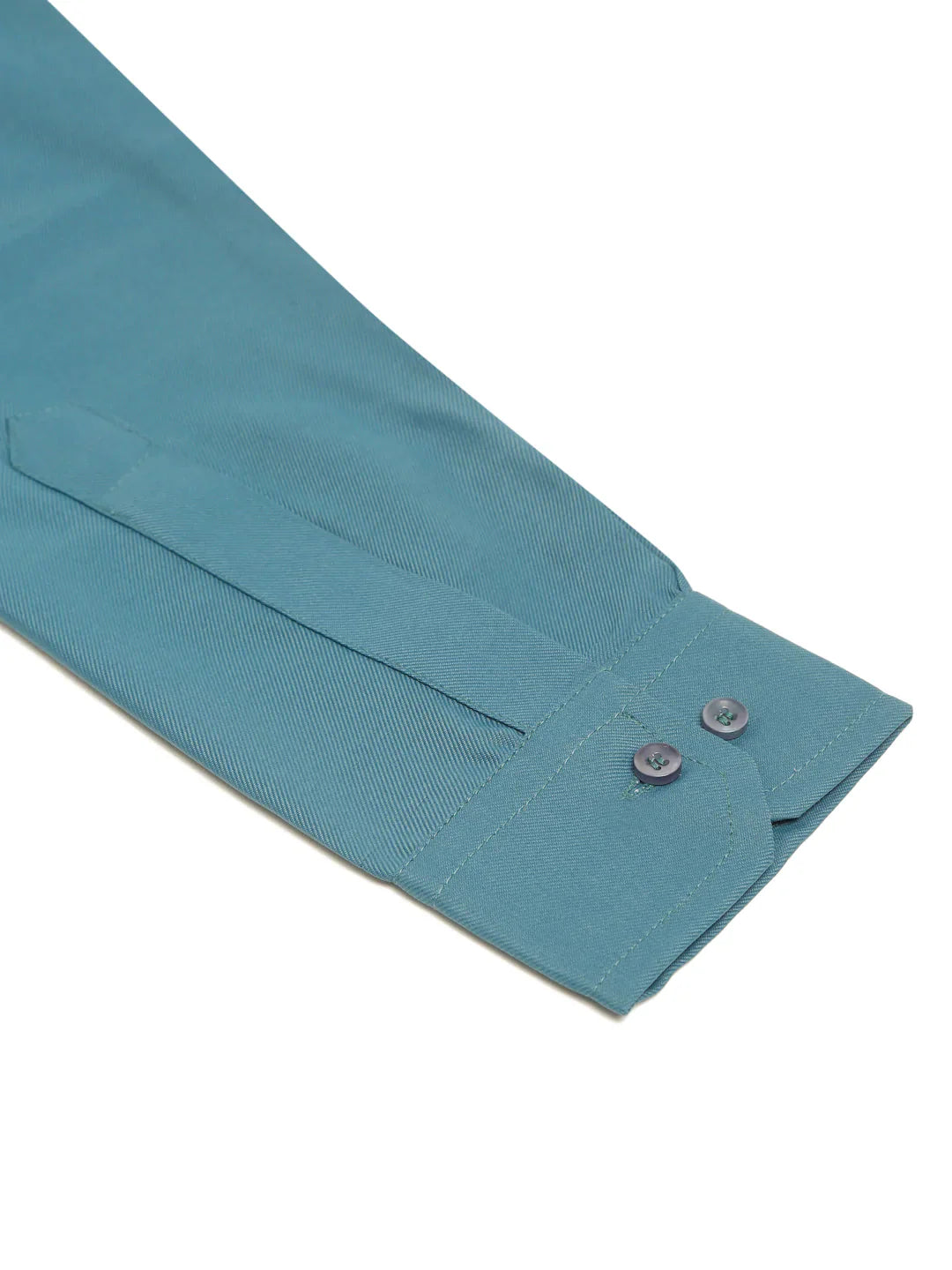 Men's Teal Blue Solid Cotton Short Kurta ( KO 677 Teal ) - Virat Fashions USA