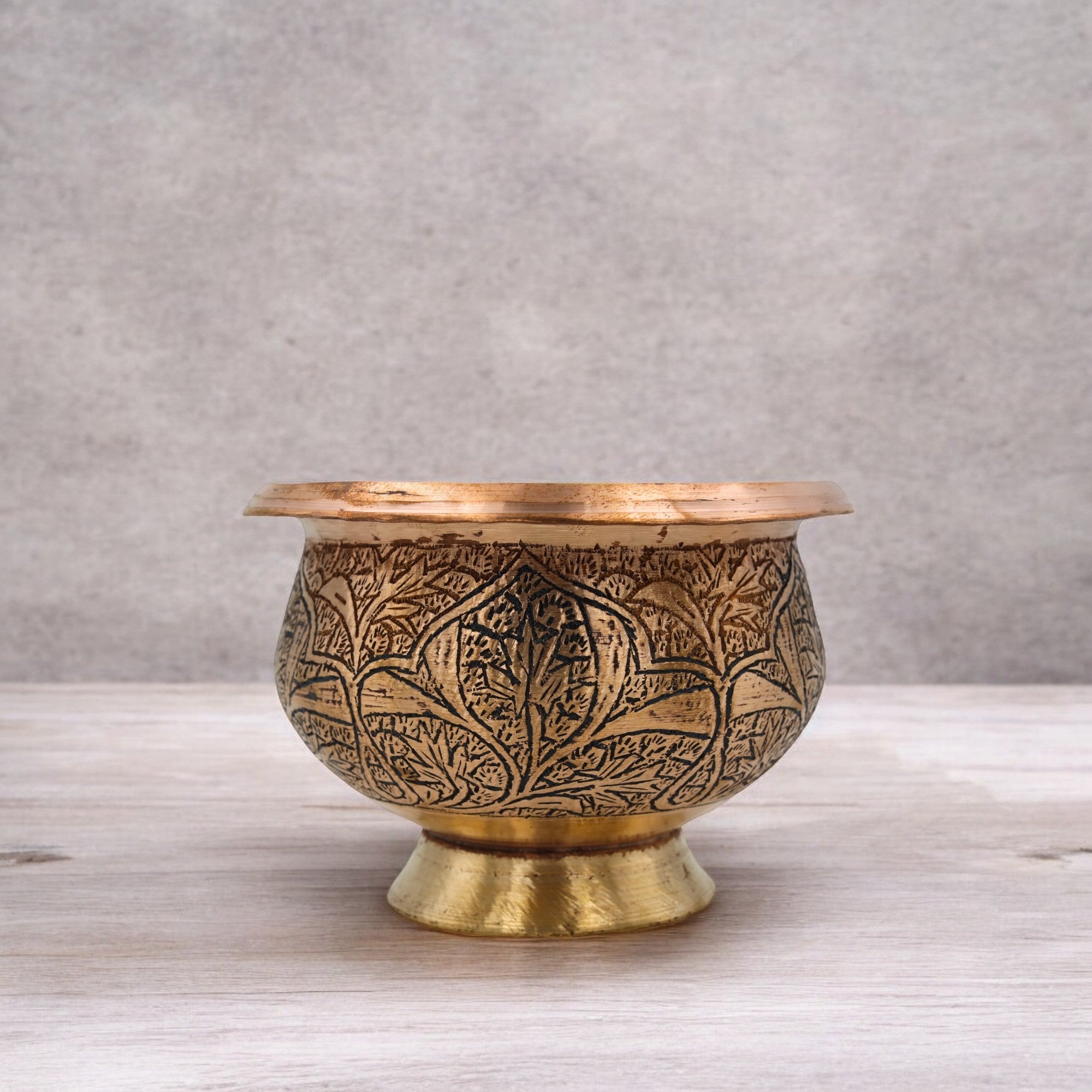 Kashmiri Copper Bowl 429