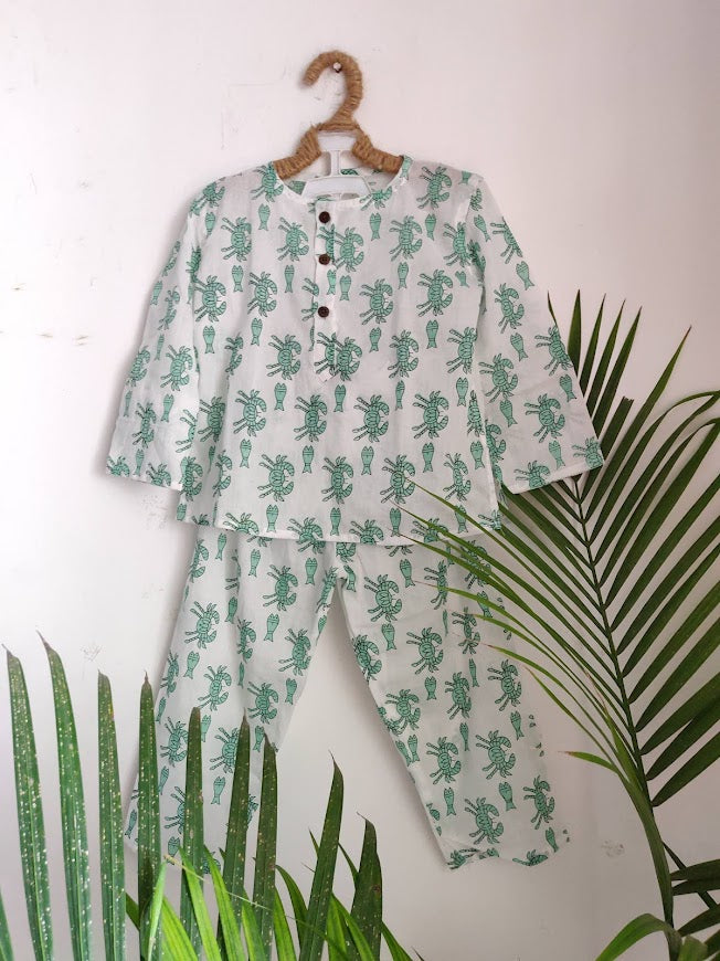 Unisex Night Suit -  Oh Crab