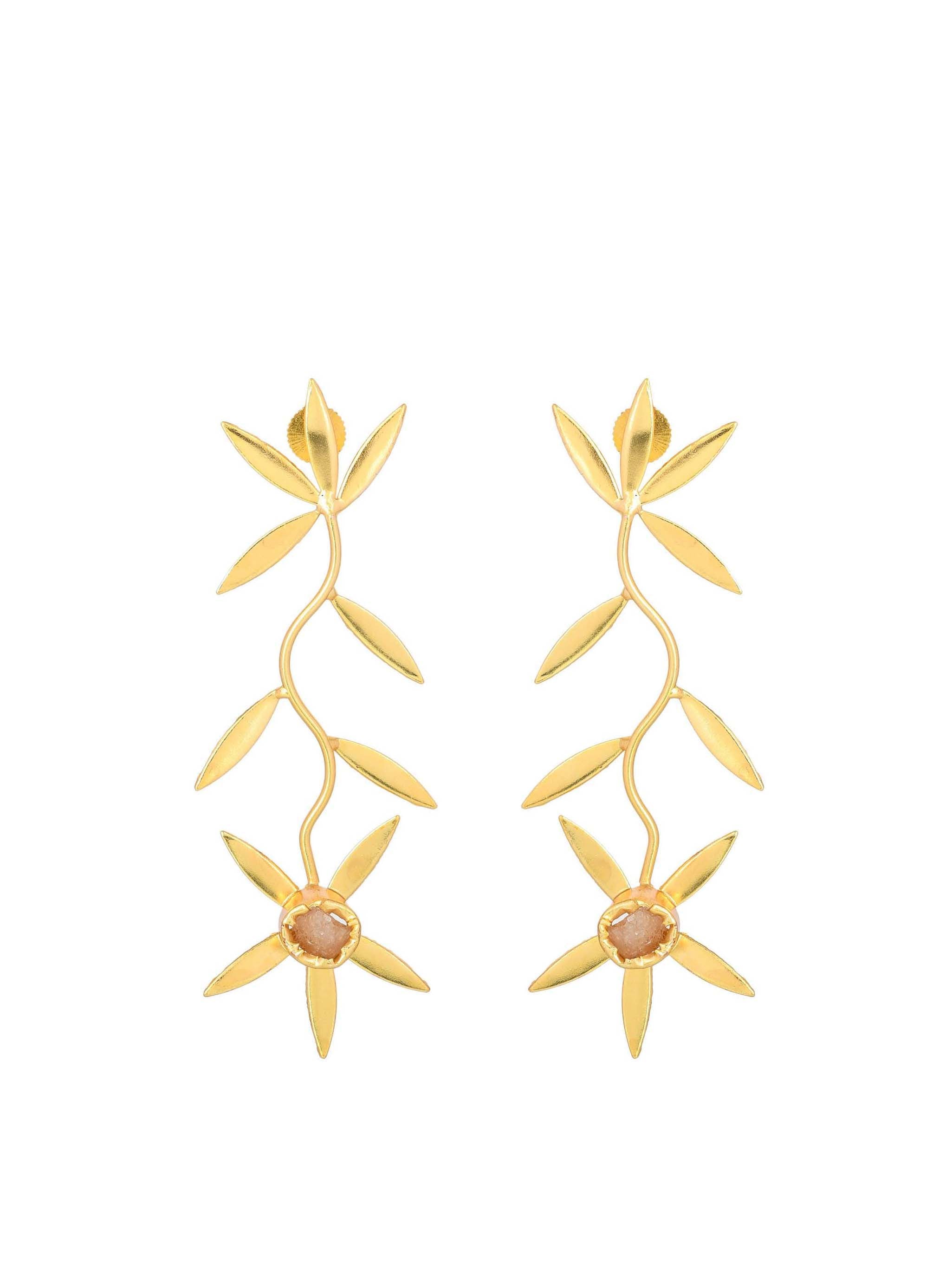 Women's Leafy Affair Leaf Earrings