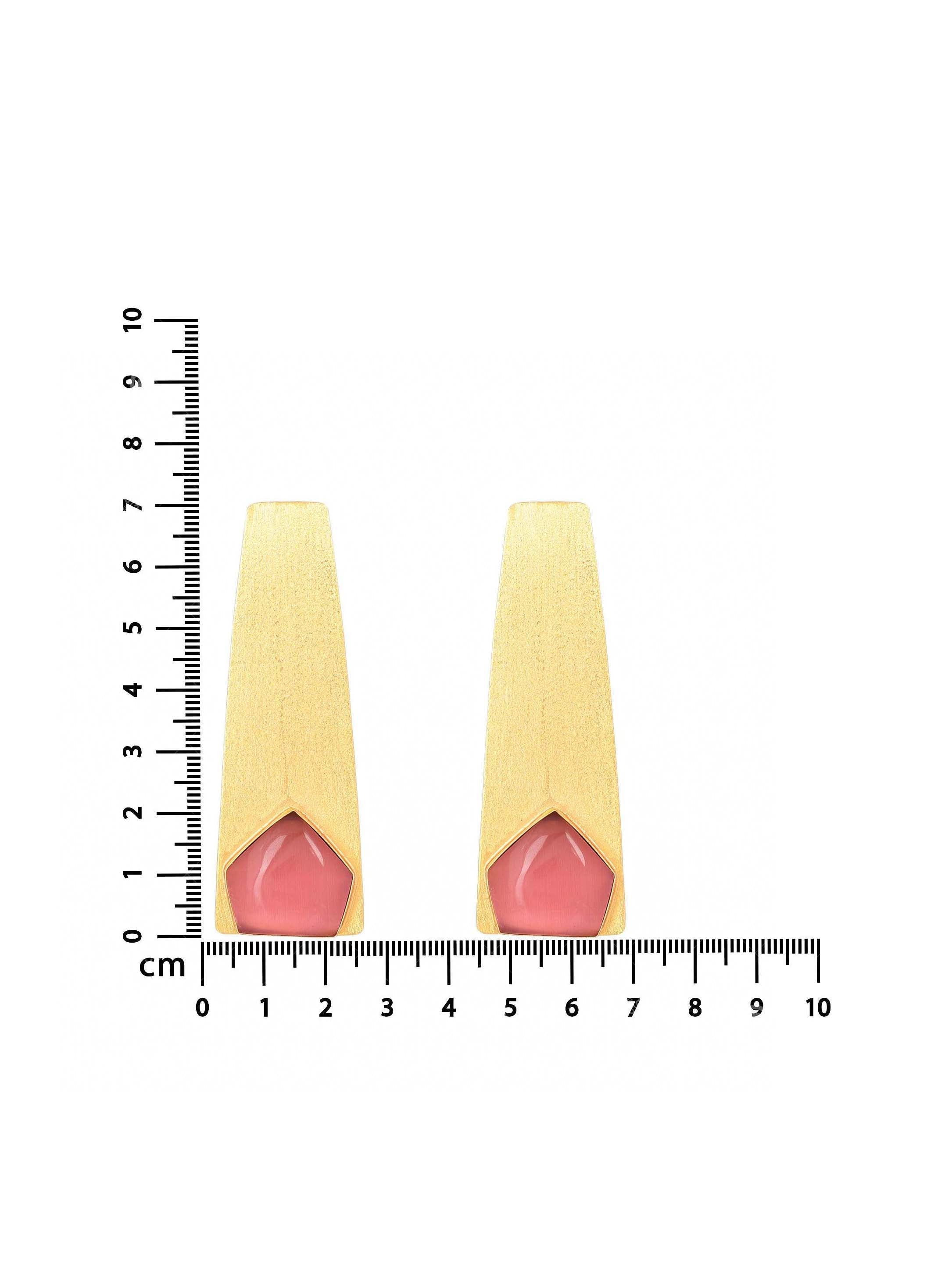 Women's Long Pentagonal Stone Earring
