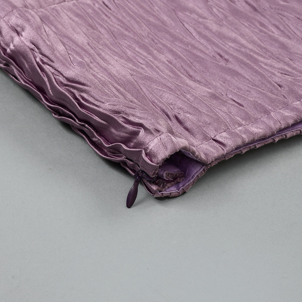 Girl's Lavender Pleated Lehenga Set