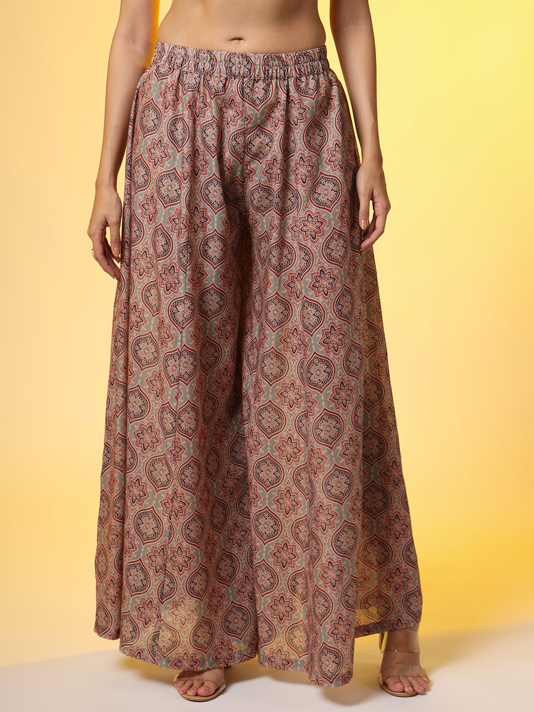 Women's Light Sea Green Hand Embroidery Chikankari Co-Ord Set