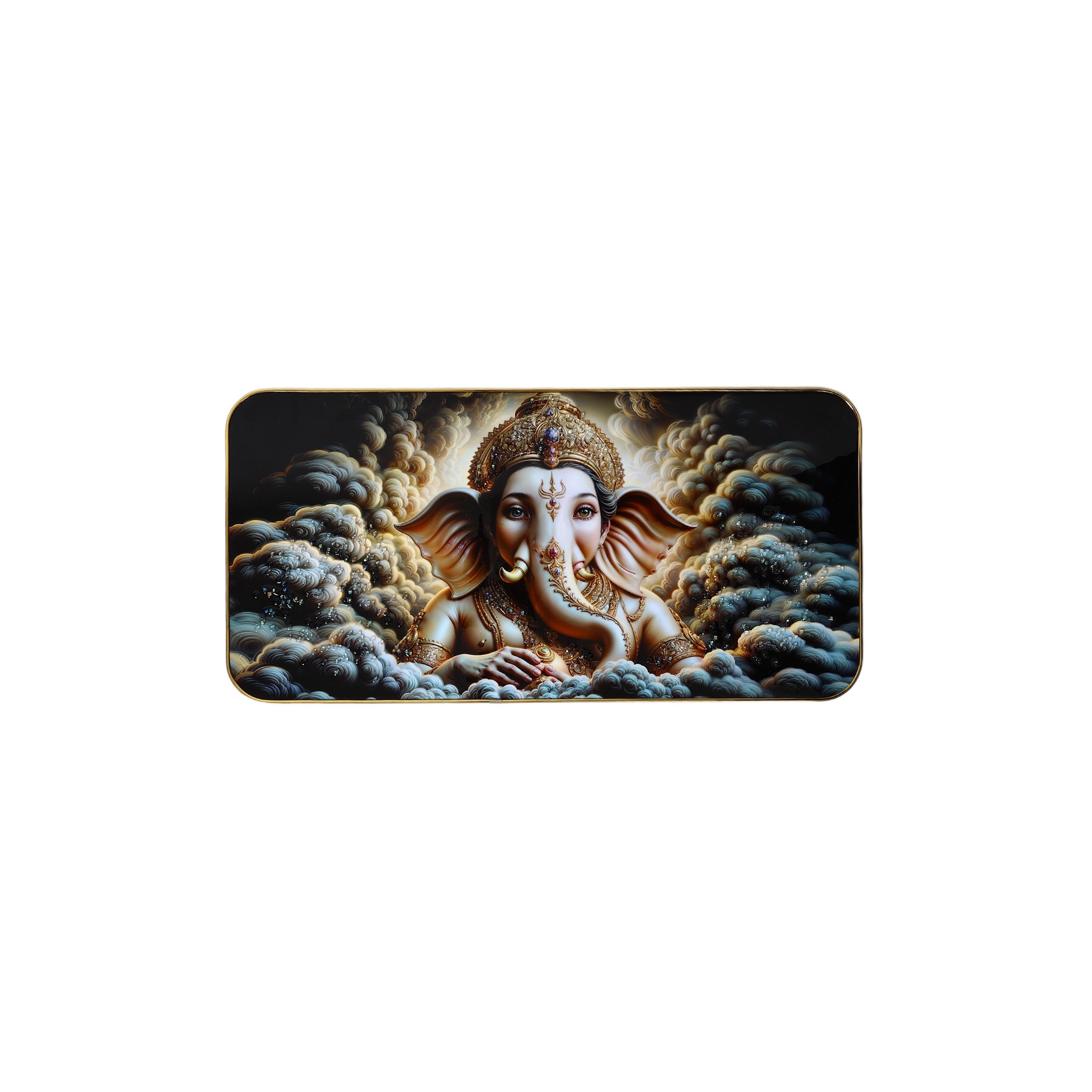 Lord Ganesha Resin Wall Painting