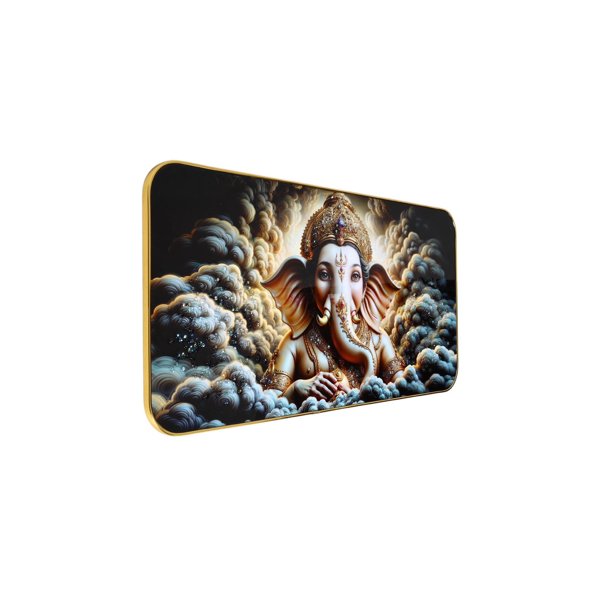 Lord Ganesha Resin Wall Painting