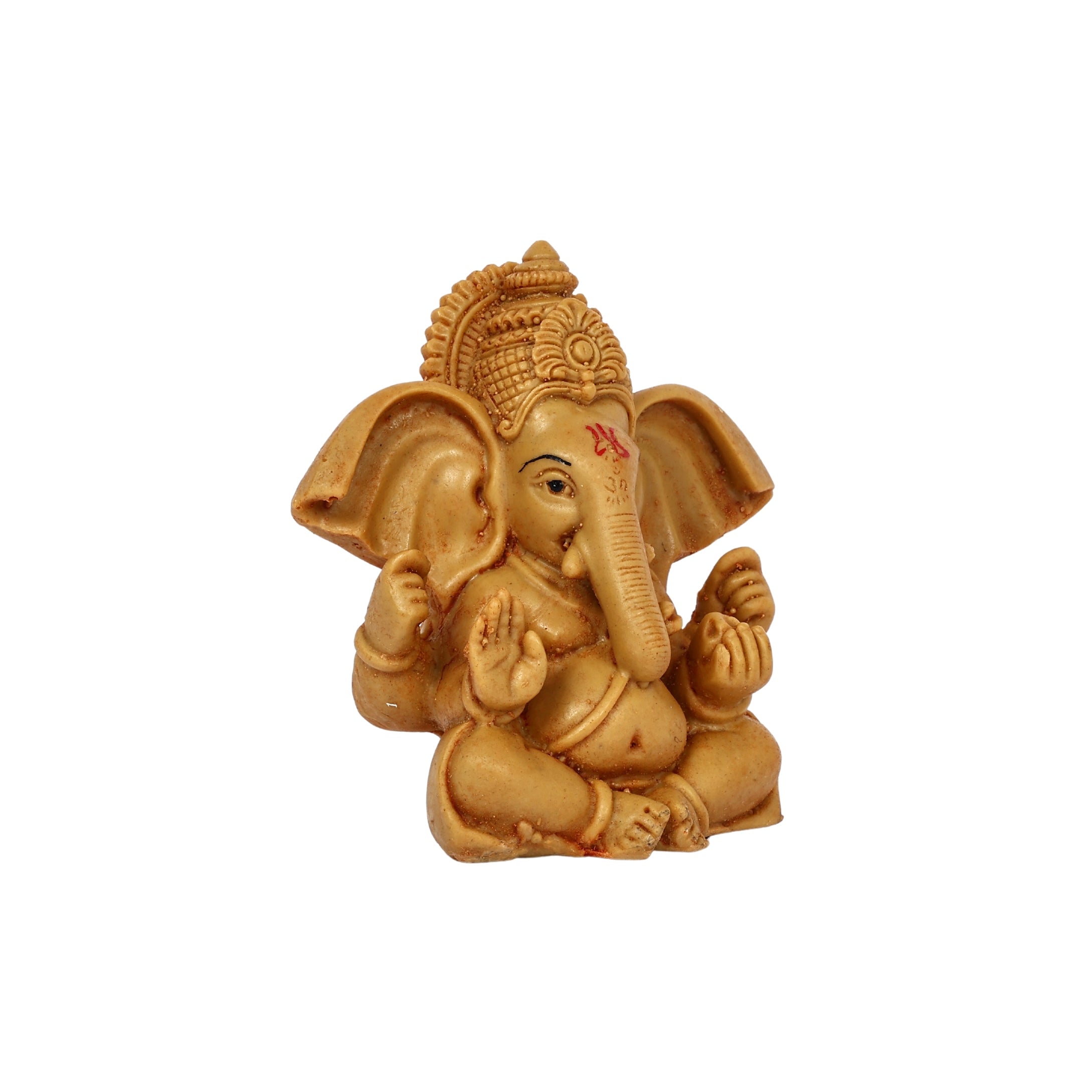 Lord Ganesha Showpiece for Home Décor—Light Brown