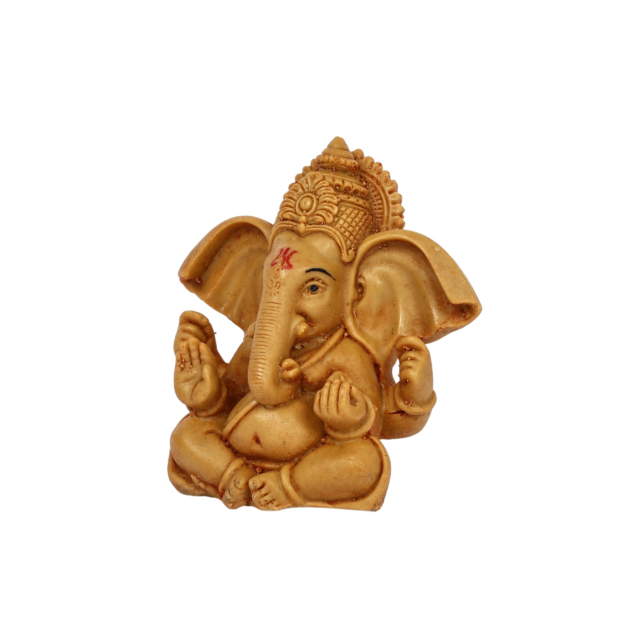 Lord Ganesha Showpiece for Home Décor—Light Brown