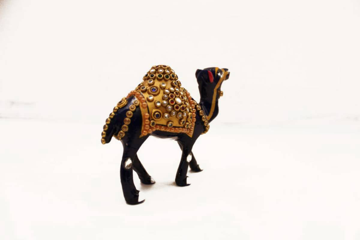 Hand Painted Camel Decor Small By Trendia Decor
