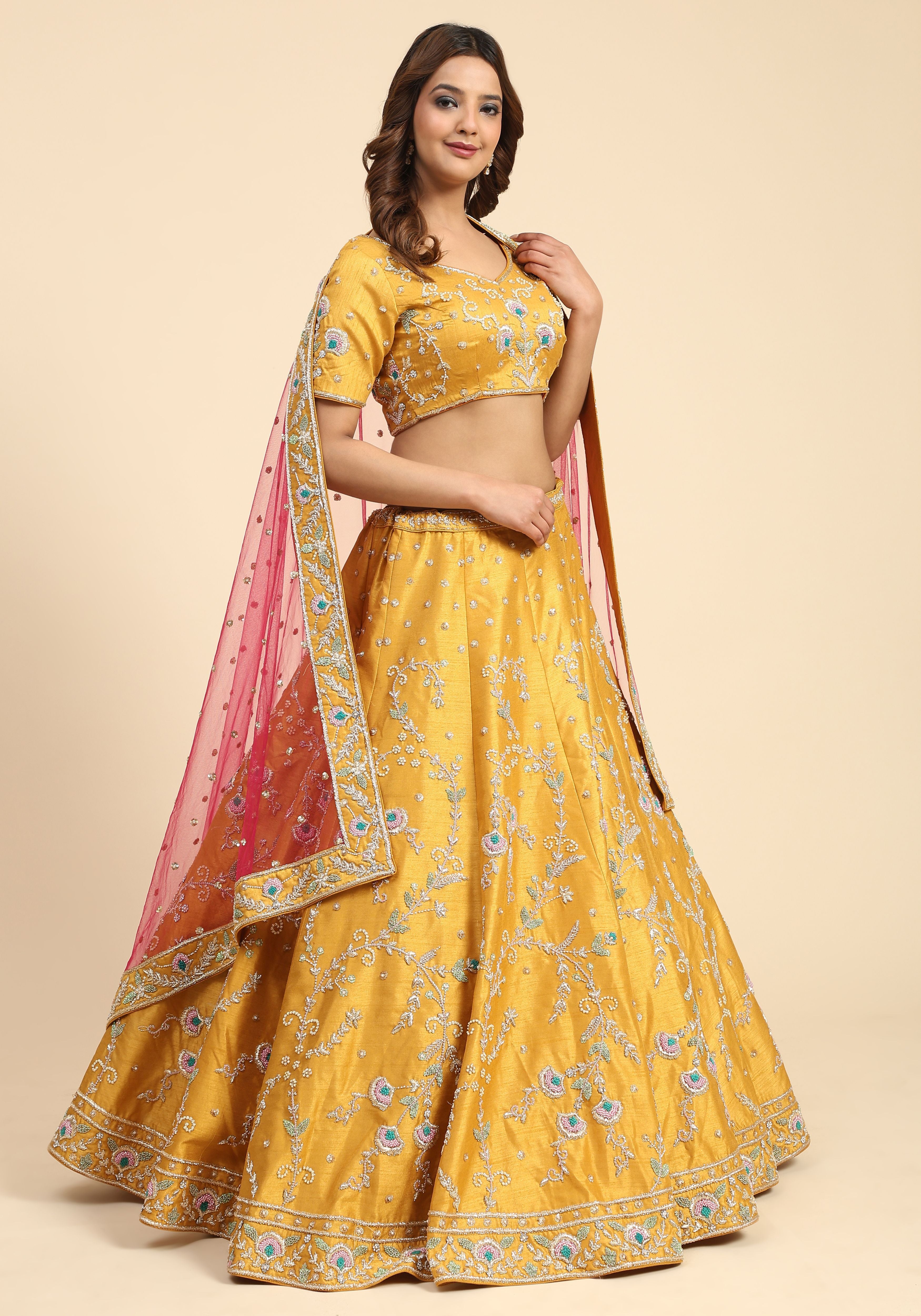 Women's Embroidered Lahengas For The Discerning Women's Celebration Of Heritage And Style - Phenav
