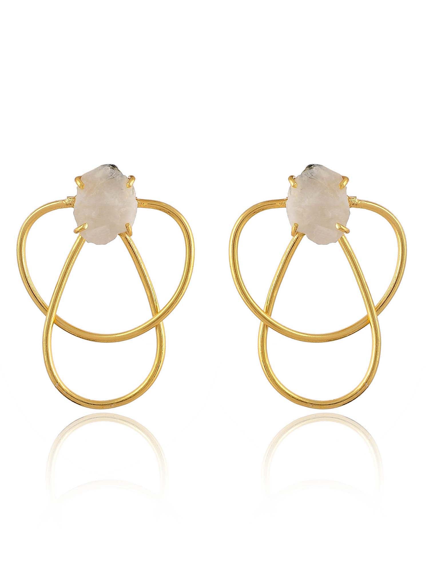 Women's Rough Inter Tangled Earring