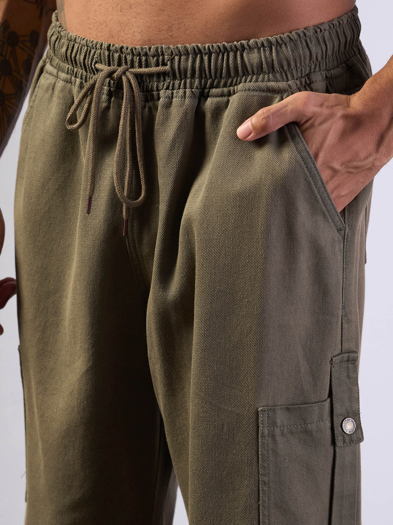 Men's Khaki Baggy Jean