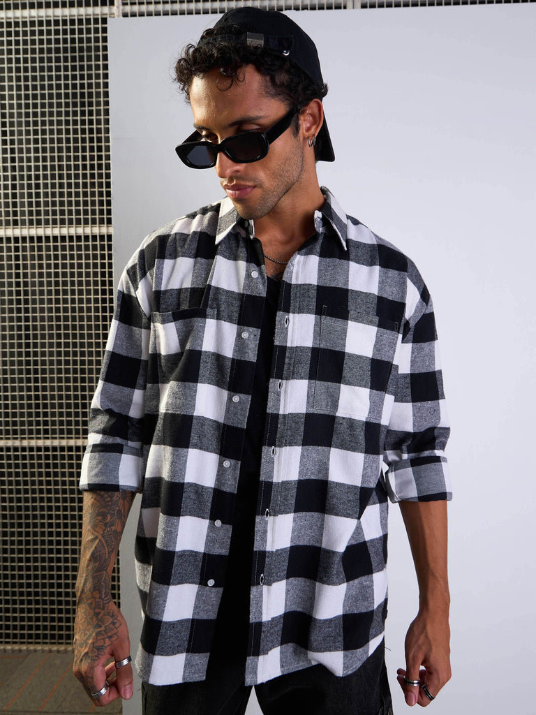 Men's Black Over Size Shirt