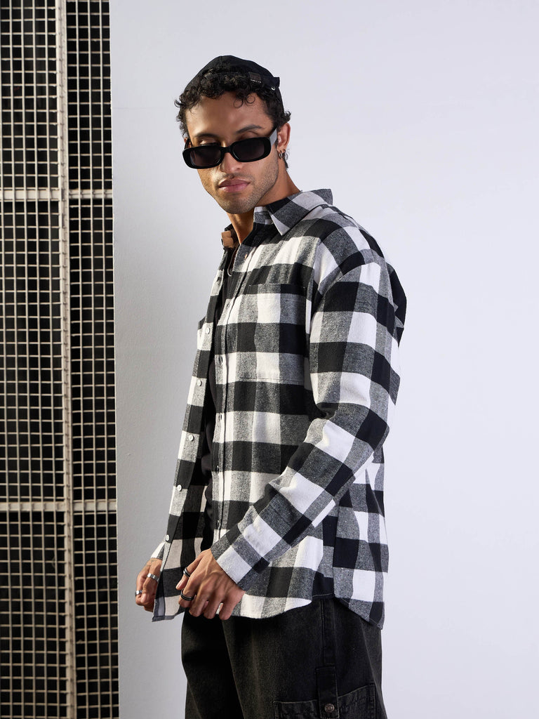 Men's Black Over Size Shirt