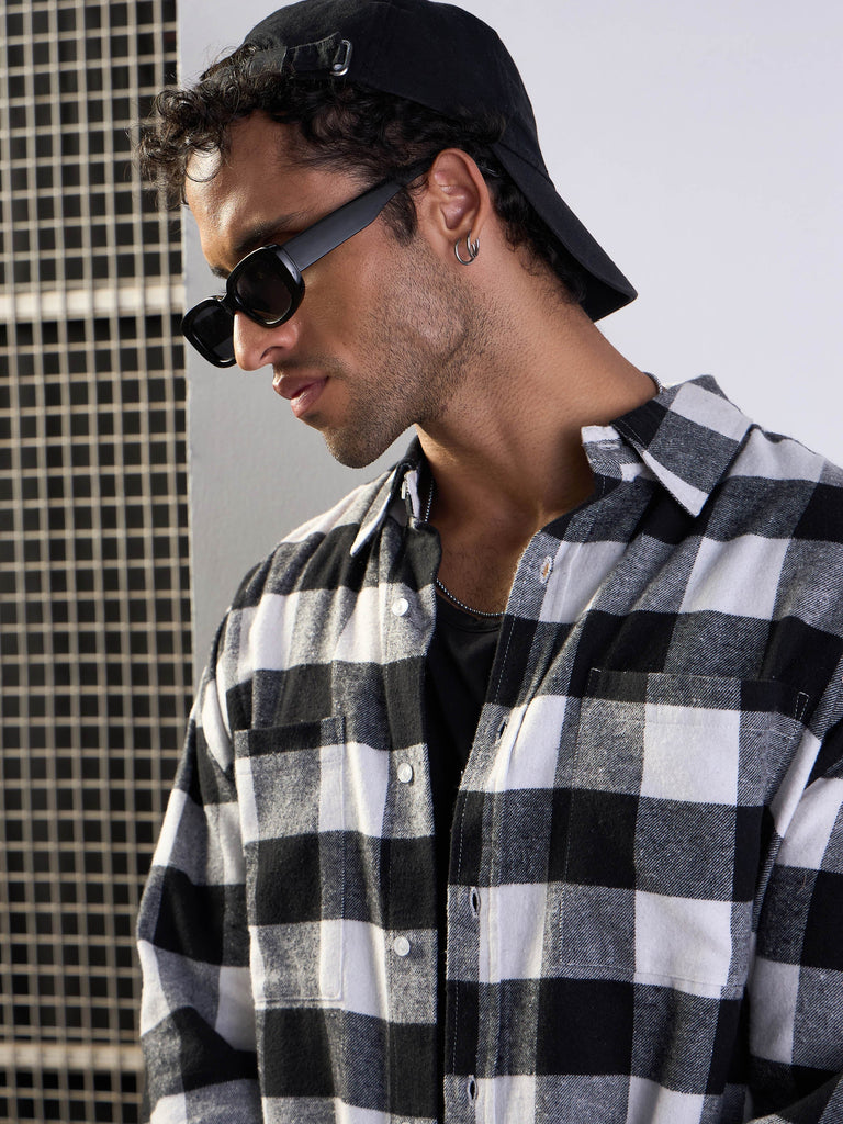 Men's Black Over Size Shirt