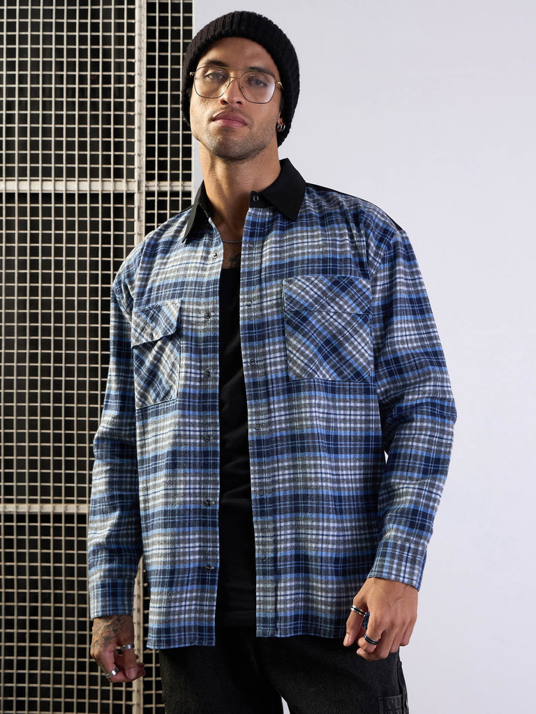 Men's Grey Over Size Shirt