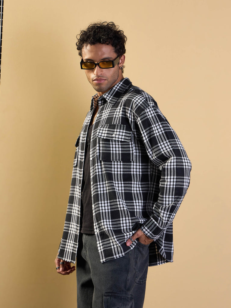 Men's Black Over Size Shirt