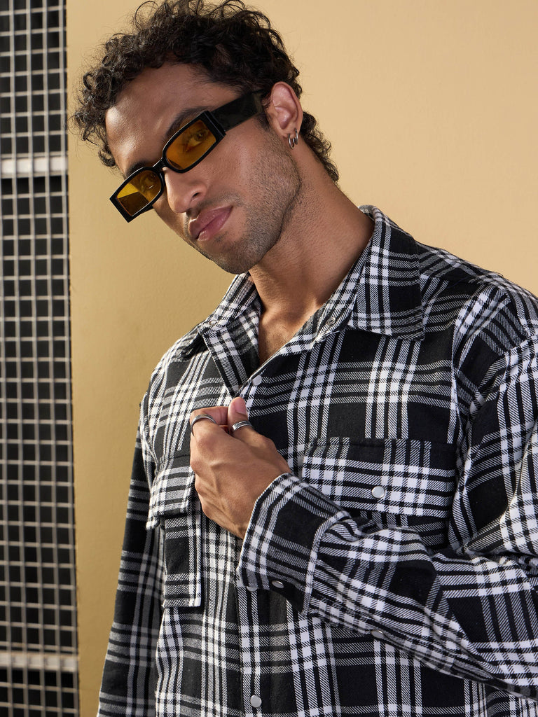 Men's Black Over Size Shirt