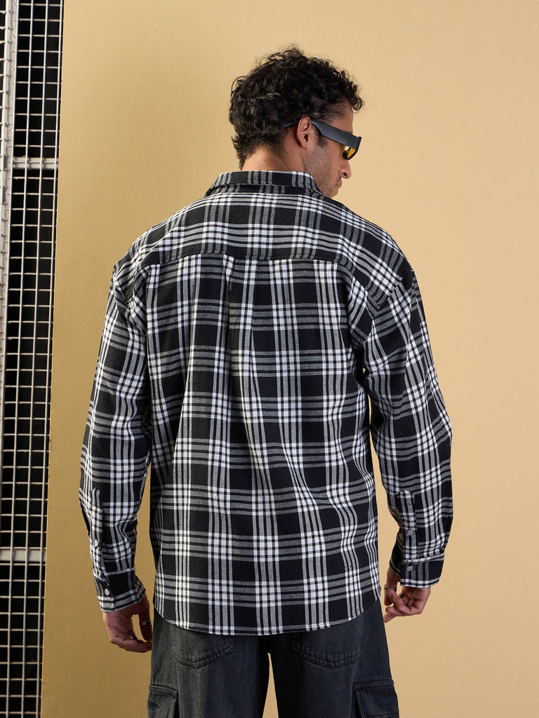 Men's Black Over Size Shirt