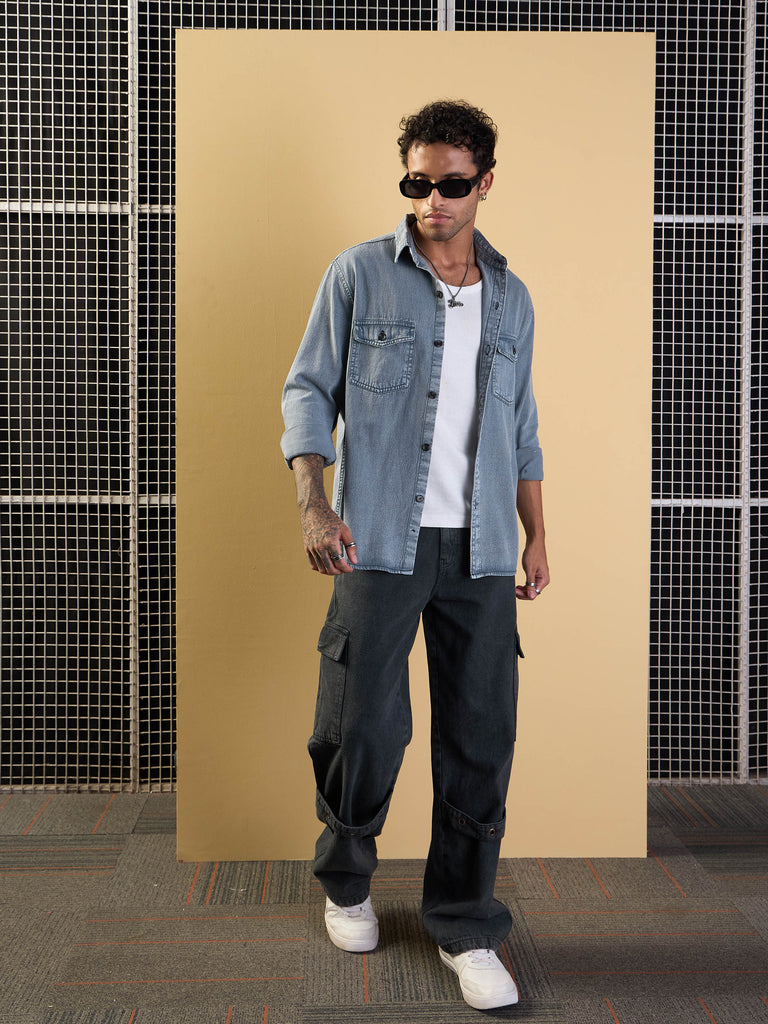 Men's Grey Wash Shirt