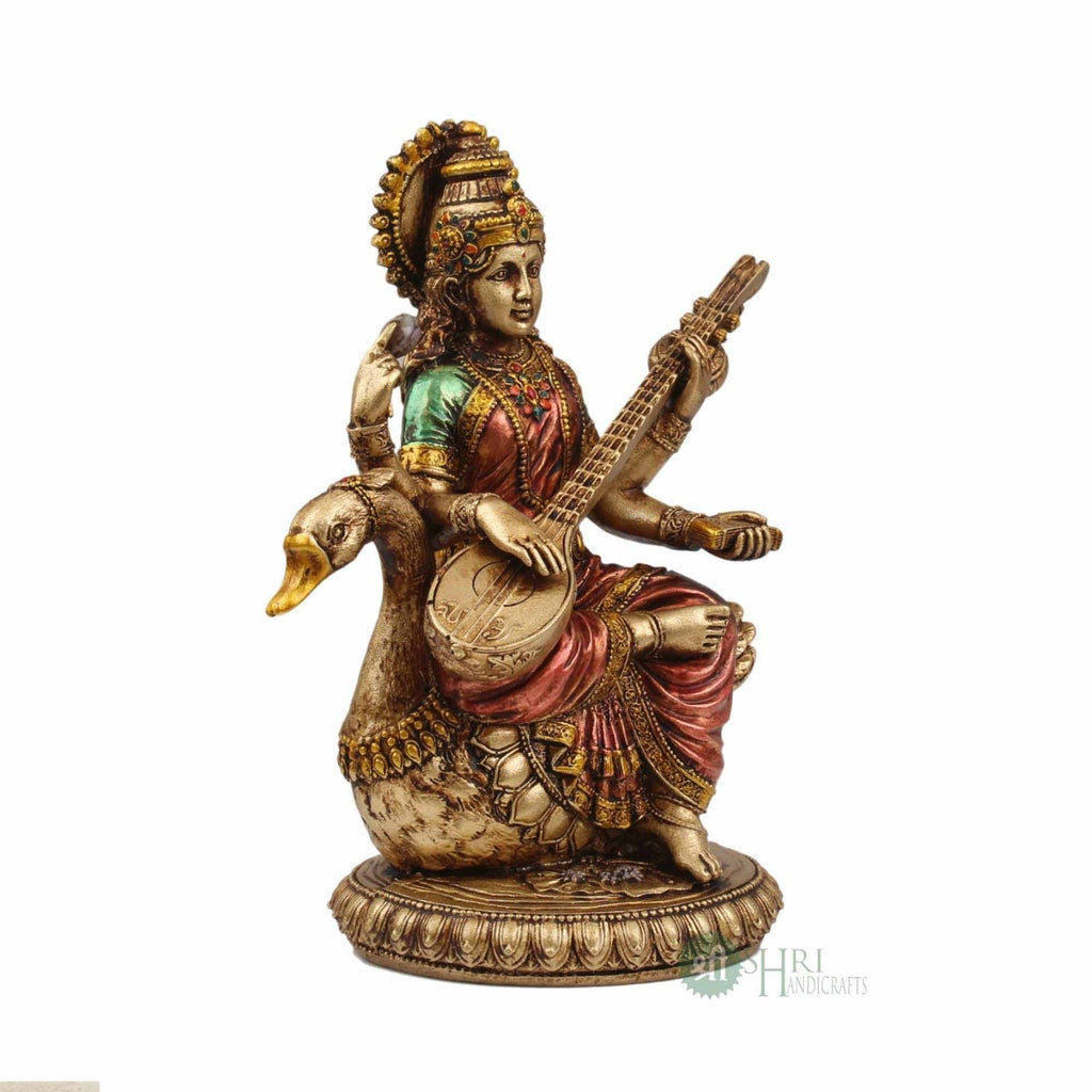 Saraswati Devi Statue 8 Inch By Trendia Decor
