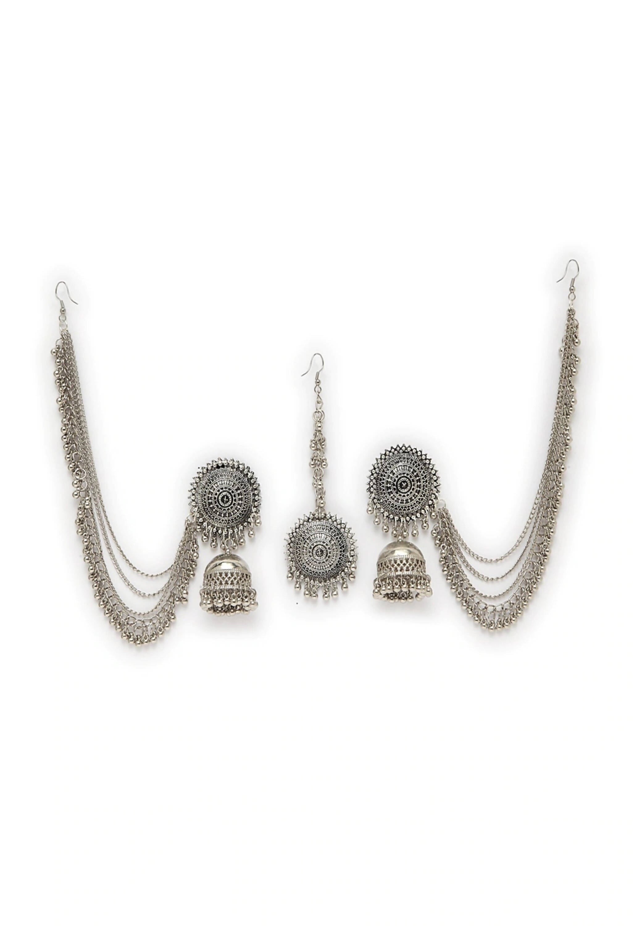 Johar Kamal Bahubali Earrings with