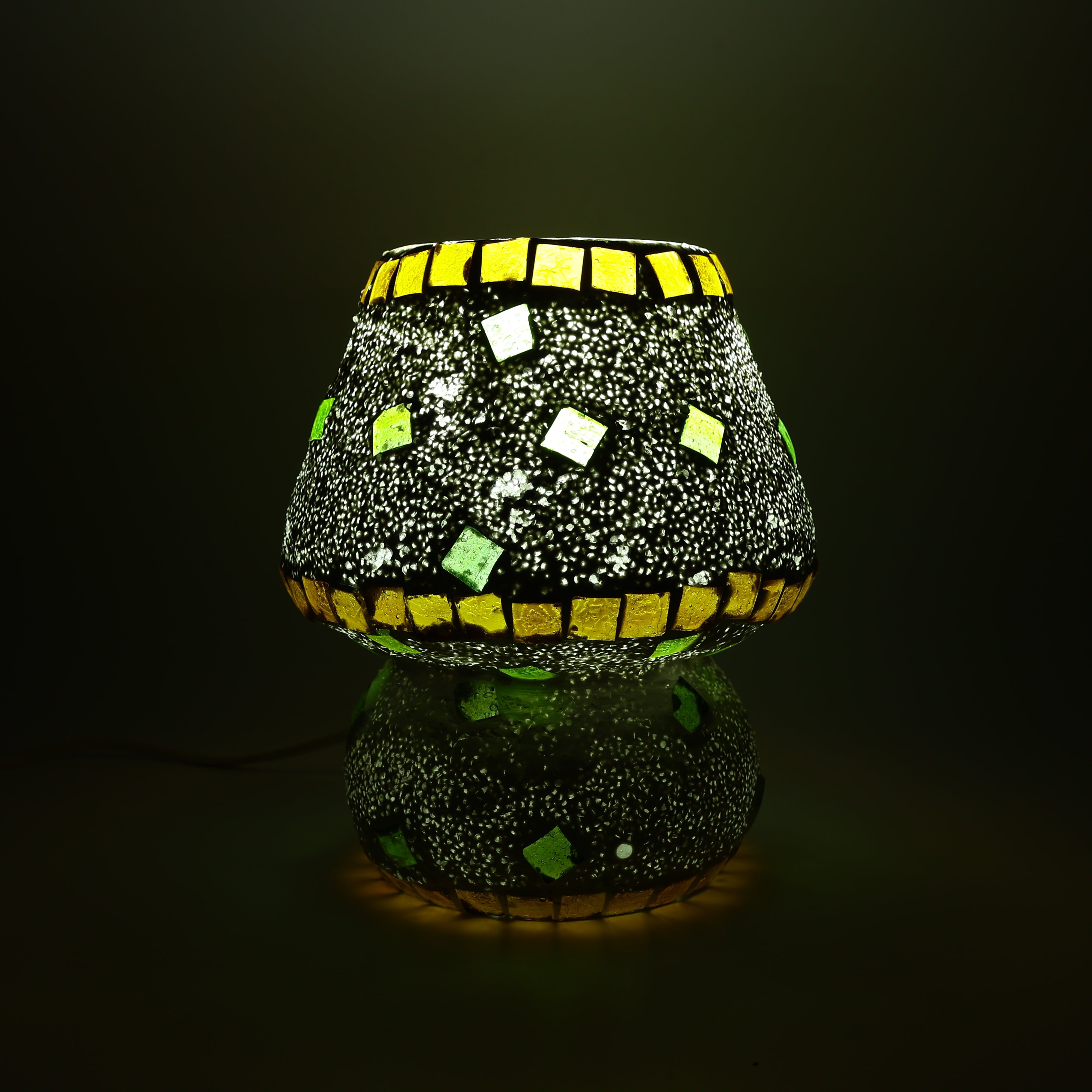 Mosaic Decorative Electric Table Lamp- Abstract Pattern