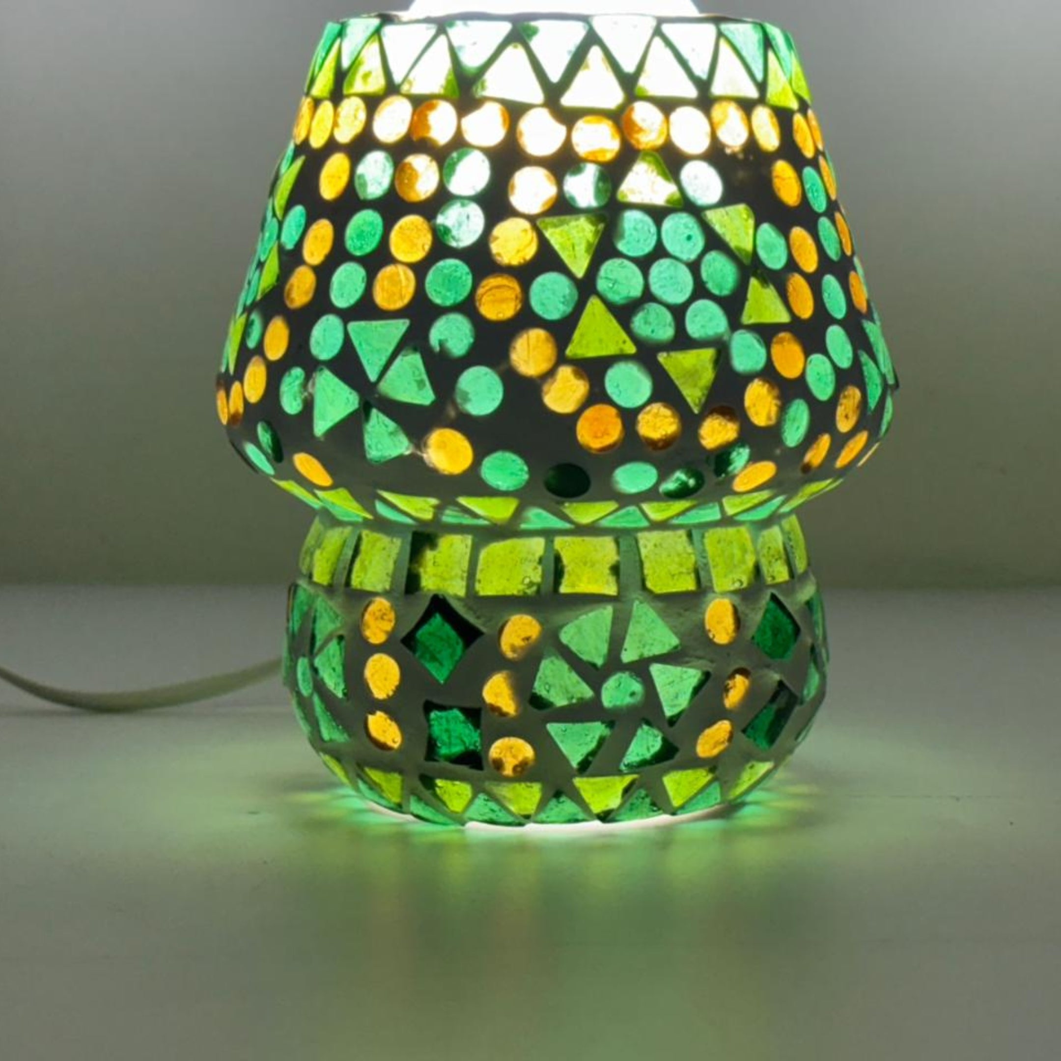 Mosaic Decorative Electric Table Lamp- Abstract Pattern