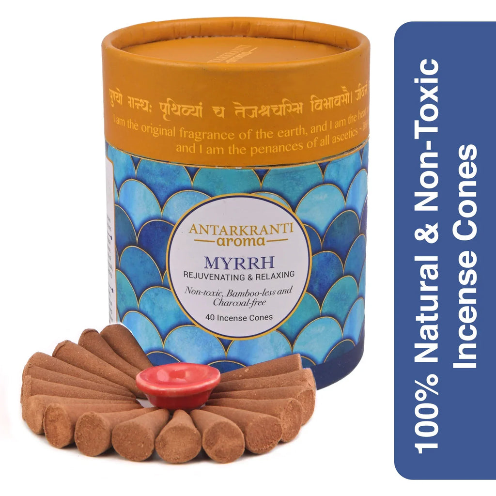 Sacred Life Yoga Incense Cone Myrrh