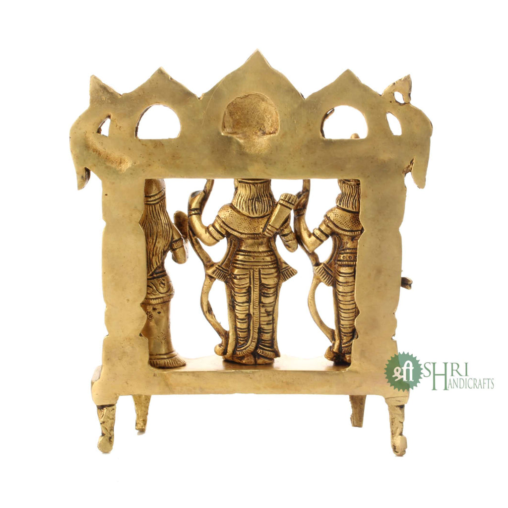 Brass Ram Darbar Statue – 8 Inch