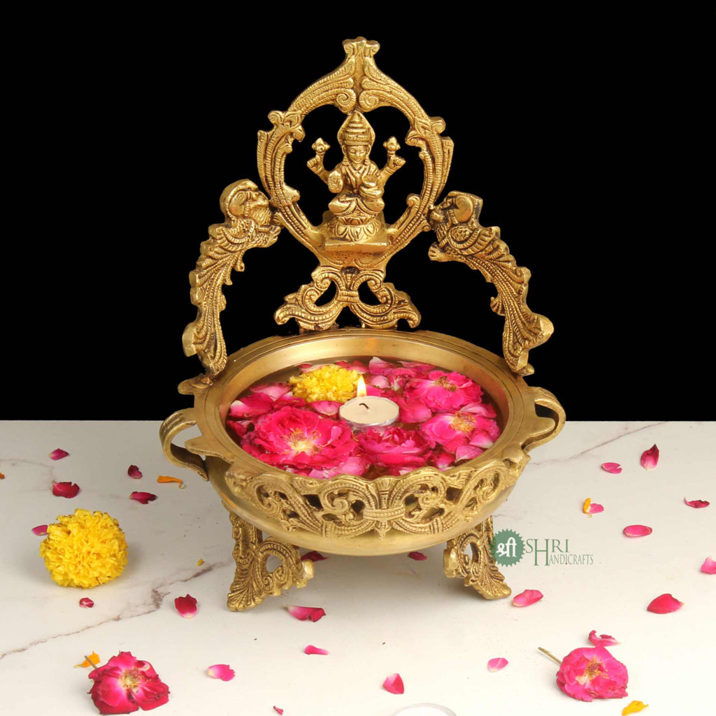 12" BRASS LAXMI URLI