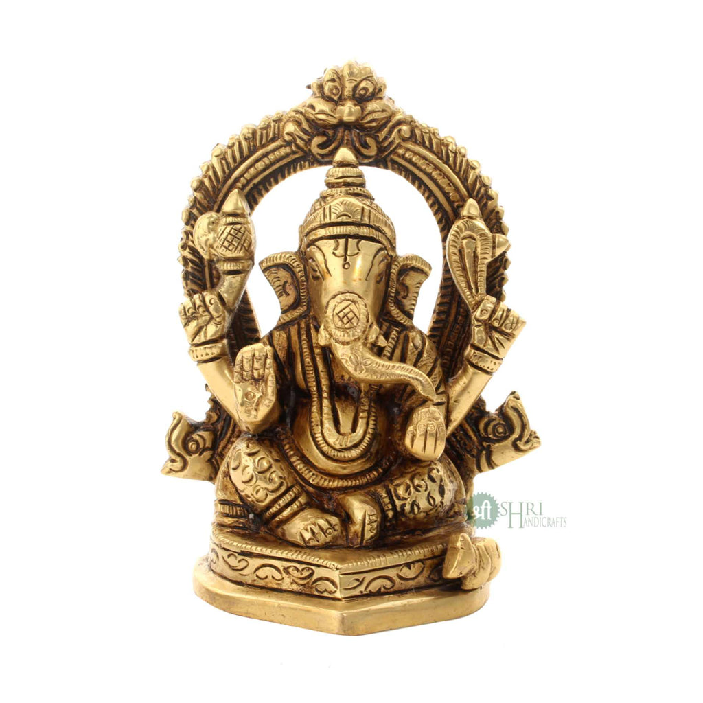 4" BRASS GANESH MEHRAV
