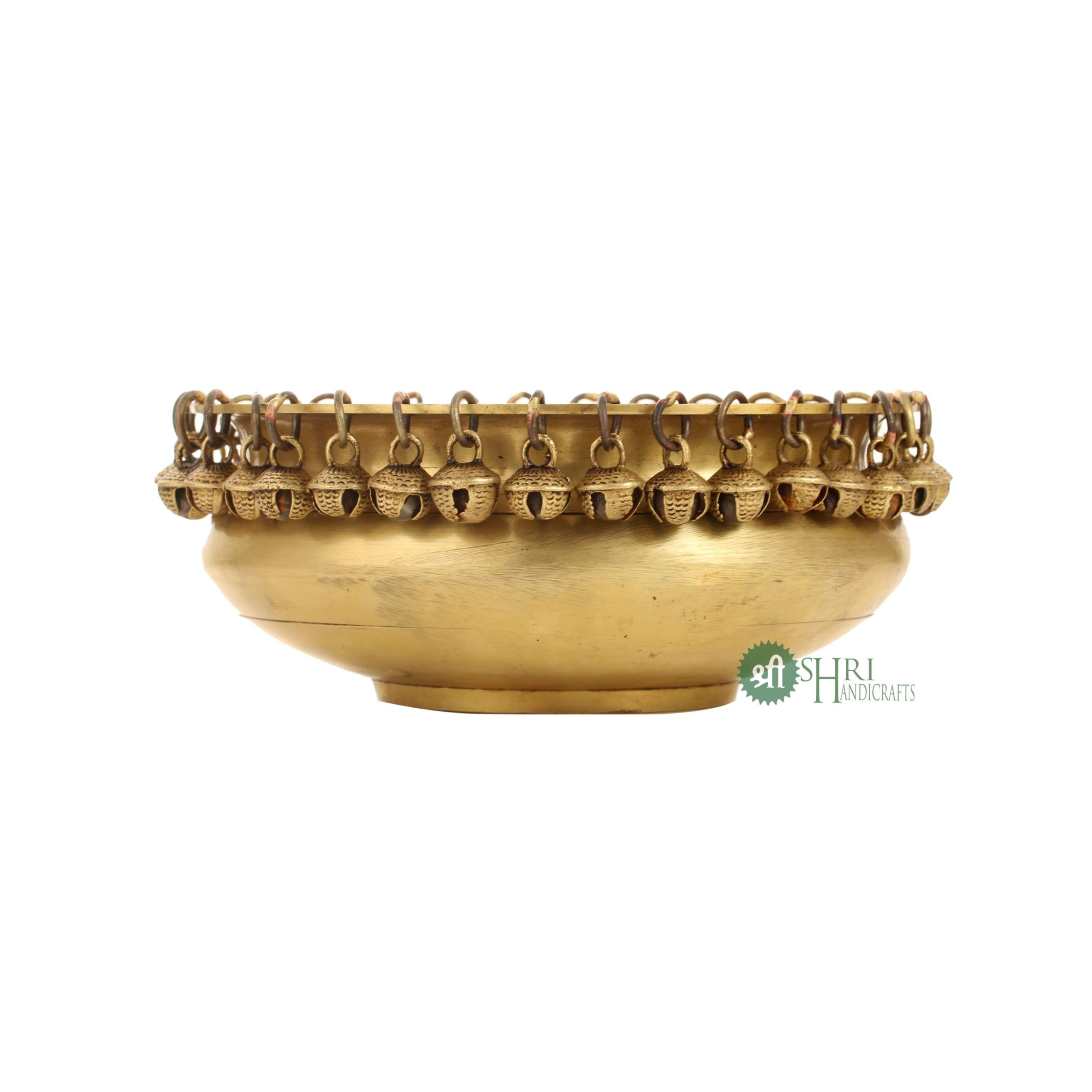 Brass Urli  - Brx - 407 - 8" (1.58 Kg)