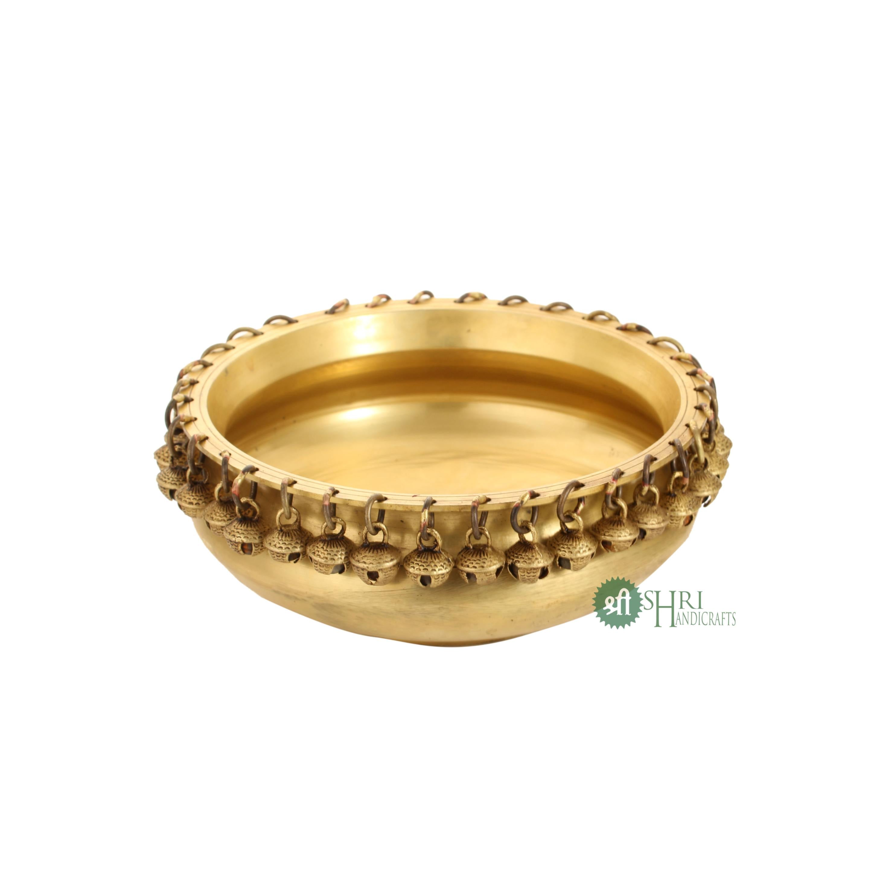 Brass Urli  - Brx - 407 - 8" (1.58 Kg)