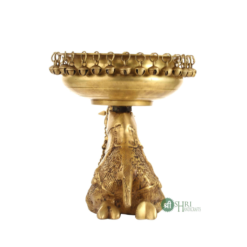 Brass Camel Urli - Brx - 408 - 9.5" (5.86 Kg)
