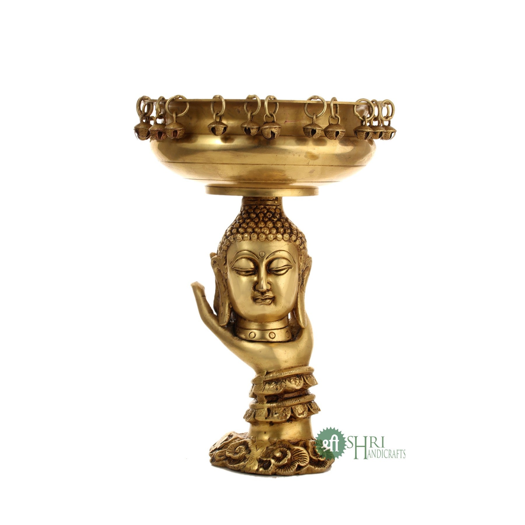 Brass Buddha Urli - Brx - 196 - 12" (4.15 Kg)