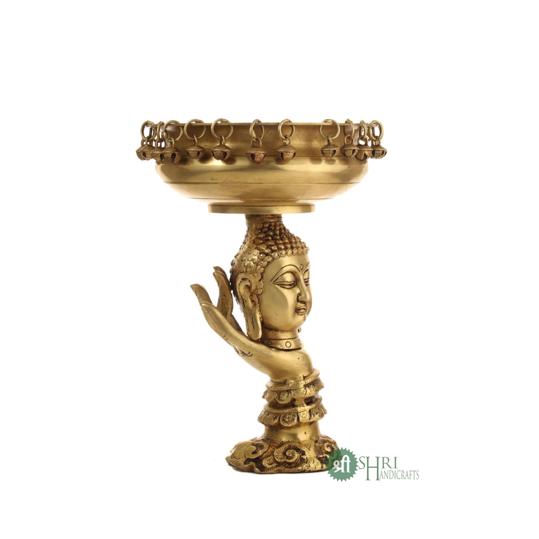 Brass Buddha Urli - Brx - 196 - 12" (4.15 Kg)