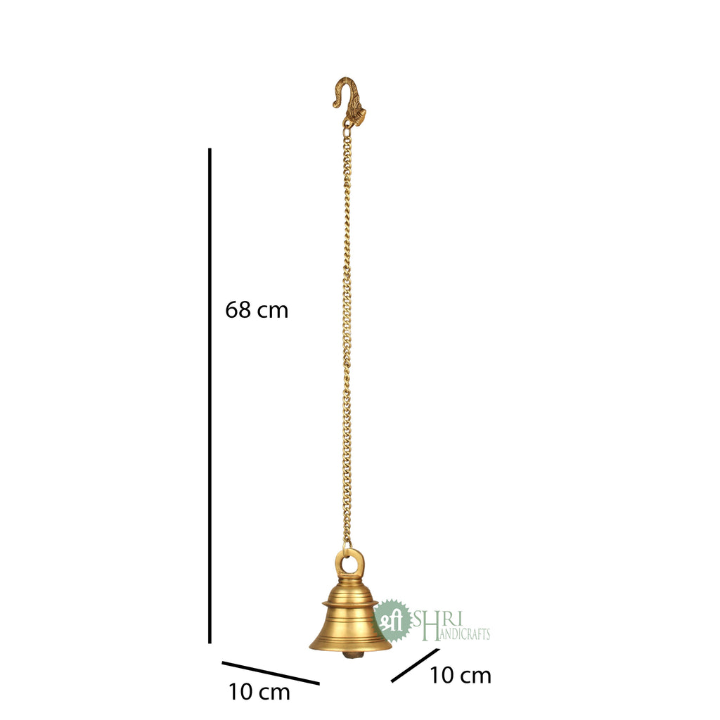 5" BRASS HANGING BELL
