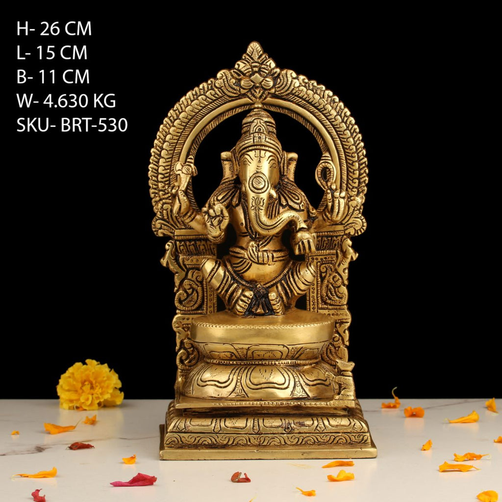 10.5" BRASS GANESH